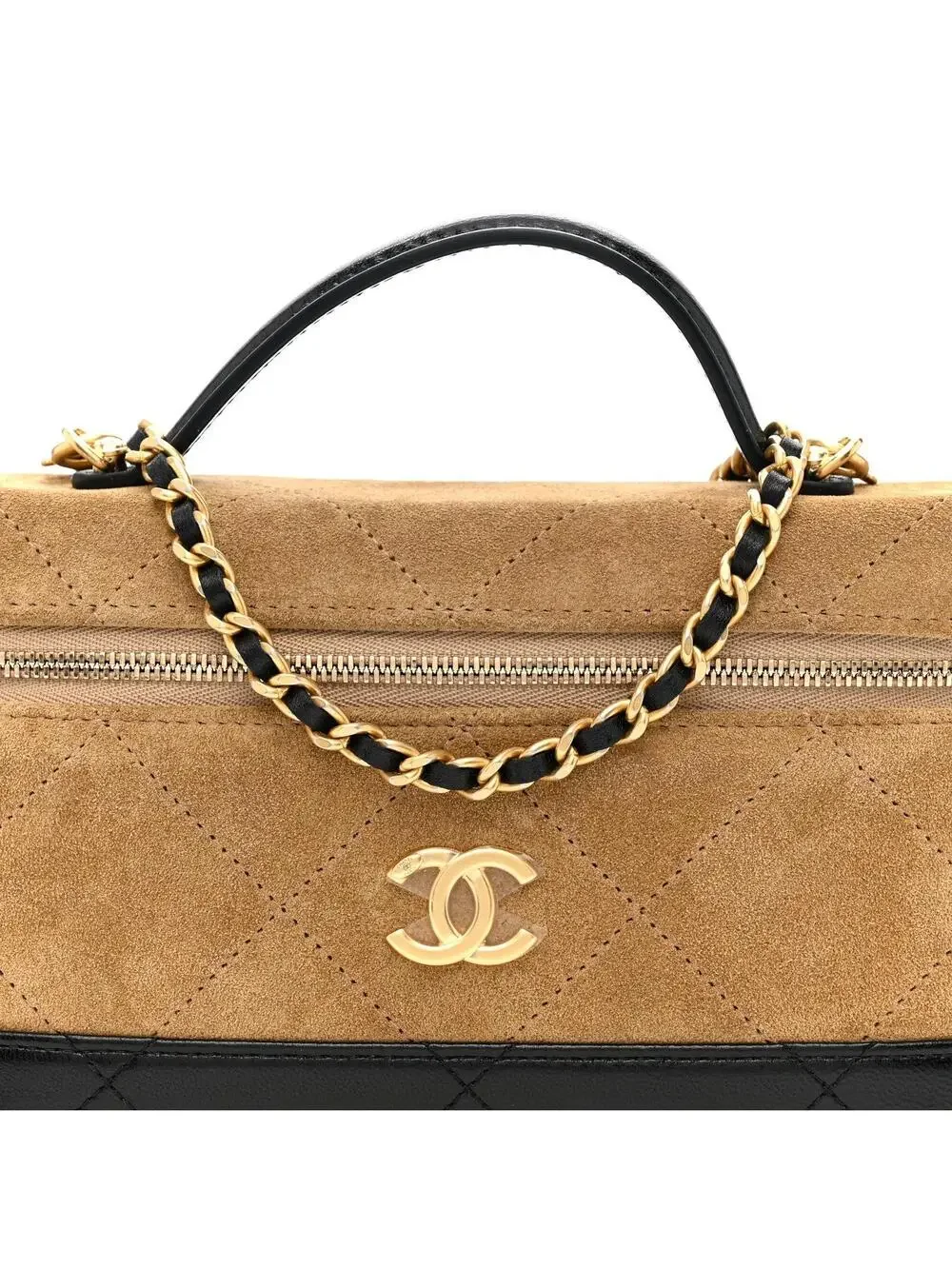 Chanel Suede Calfskin Shiny Lambskin #270147C49B - Picture 8 of 11